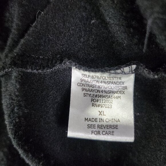 Womens Black Miken Flow Sweatshirt "Time To Wine Down" Long Sleeve Size XL - Picture 7 of 11